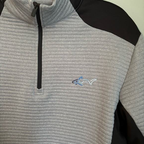 Greg Norman Attack Life Half Zip Mock Neck Golf Shirt - Picture 2 of 6